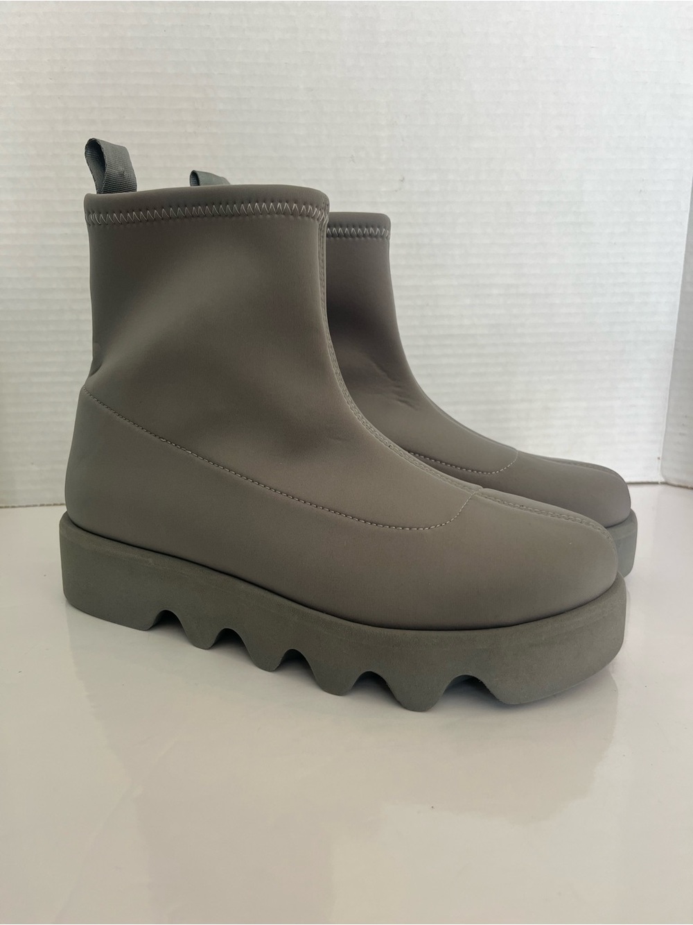 Issey Miyake x United Nude Grey Platform Boots 37 Star Trek Screen Worn - Picture 4 of 14